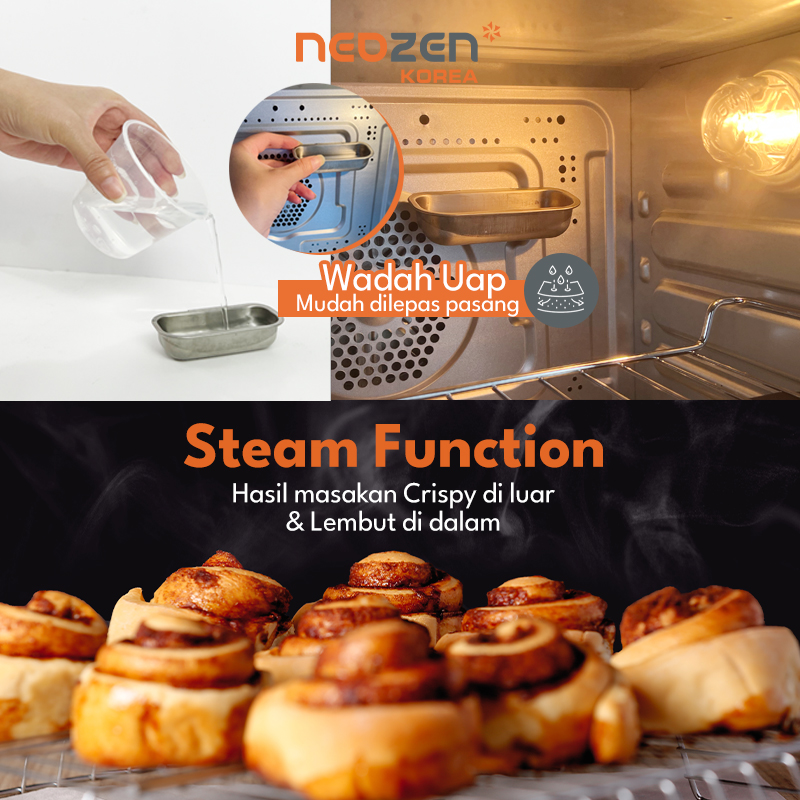 NEOZEN AIR FRYER OVEN 20L IVORY Neozen