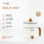 NEOZEN MULTIPOT WOODEN HANDLE WHITE 1.2L