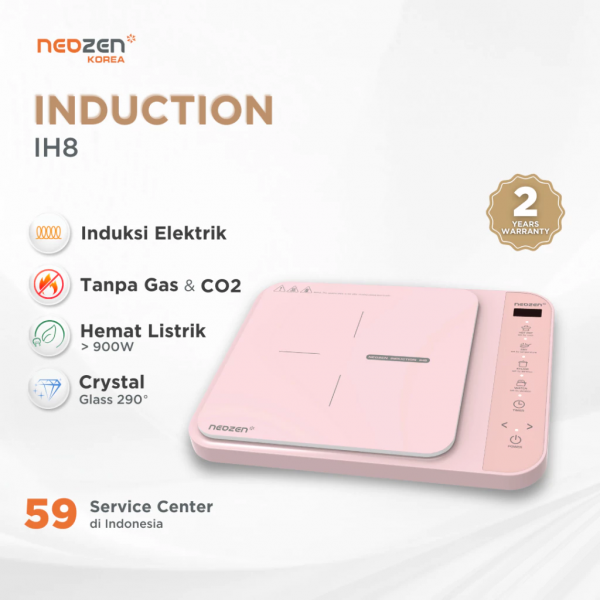 NEOZEN INDUCTION STOVE PINK NZ-IH8