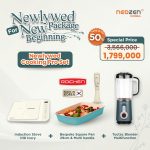 NEOZEN INDUCTION STOVE IVORY NZ-IH8 + TUCTAC URBAN GREEN + RCN BESPOKE RP 29CM + NEW HANDLE