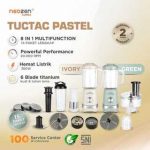 Neozen TucTac Pastel - Blender Multifungsi & Food Processor Low Watt Ivory